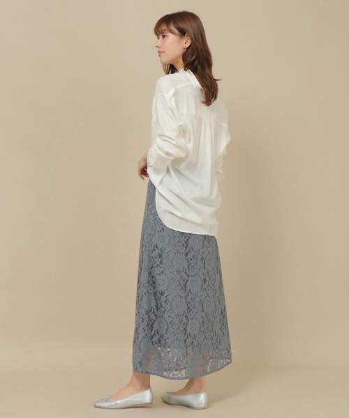 IKKA LOUNGE(イッカラウンジ)の「ラッセルレースナロースカート(スカート・レディース・ブラウン/イエロー・M/L)」の15枚目の写真