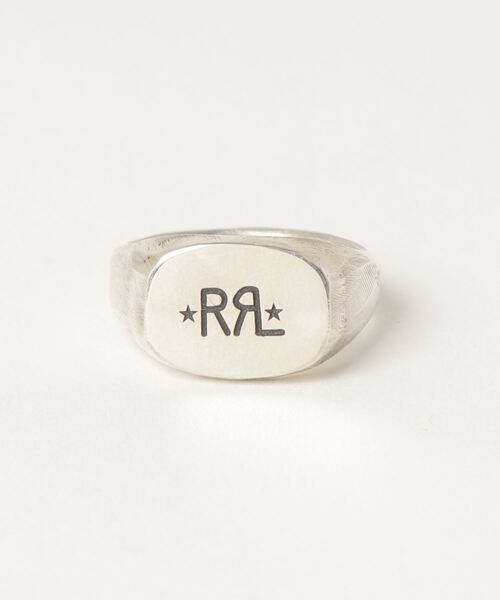 ハンドメイド スターリング シルバー シグネット リング（リング