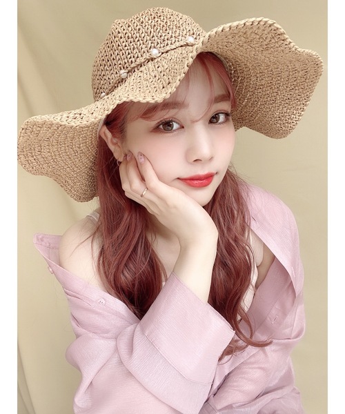 jumelle（ジュメロ）の「パールラインストローハット（ハット・レディース・A・FREE）」の4枚目の写真