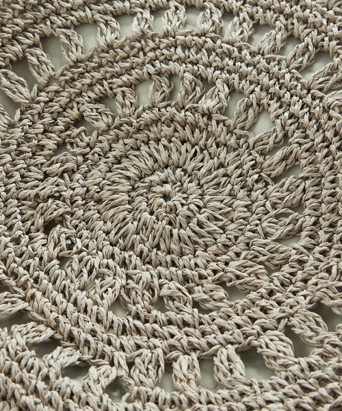 MONO COMME CA(モノコムサ)の「サークル型 かごバッグ(かごバッグ・レディース・ブラック/ライトグレー/ベージュ・FREE)」の14枚目の写真