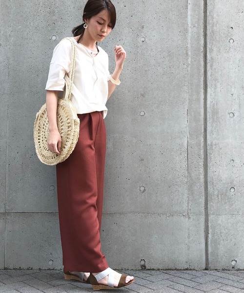 MONO COMME CA(モノコムサ)の「サークル型 かごバッグ(かごバッグ・レディース・ブラック/ライトグレー/ベージュ・FREE)」の20枚目の写真