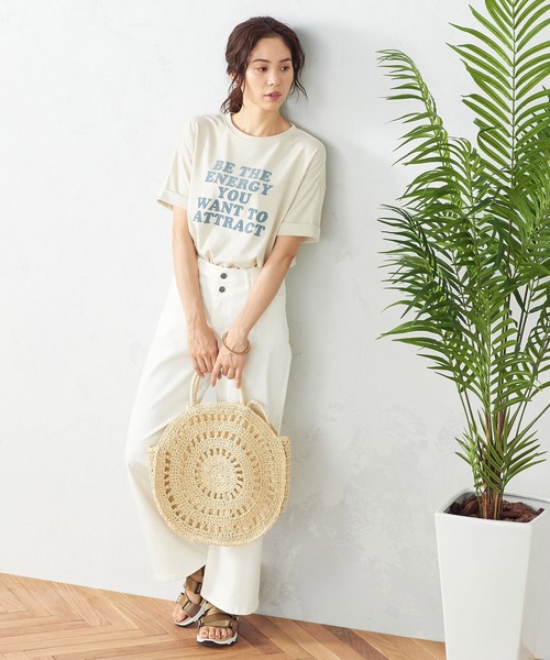 MONO COMME CA(モノコムサ)の「サークル型 かごバッグ(かごバッグ・レディース・ブラック/ライトグレー/ベージュ・FREE)」の16枚目の写真