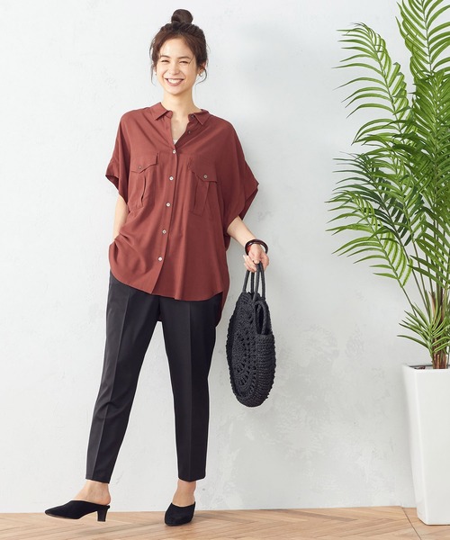 MONO COMME CA(モノコムサ)の「サークル型 かごバッグ(かごバッグ・レディース・ブラック/ライトグレー/ベージュ・FREE)」の22枚目の写真