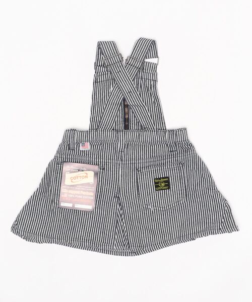 Life Support Products(ライフサポートプロダクツ)の「【コットンUSA】ジャンパースカート(80~160cm)(スカート・キッズ・ストライプ/ネイビー/キナリ・140/160/130/110/120/150/90/80/95/100)」の4枚目の写真