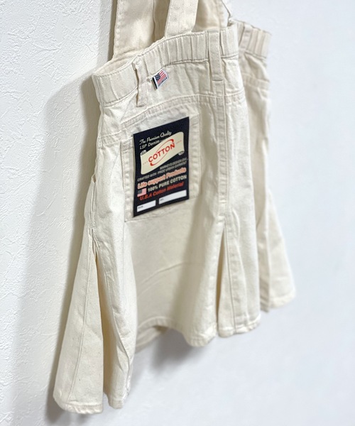 Life Support Products(ライフサポートプロダクツ)の「【コットンUSA】ジャンパースカート(80~160cm)(スカート・キッズ・ストライプ/ネイビー/キナリ・140/160/130/110/120/150/90/80/95/100)」の12枚目の写真