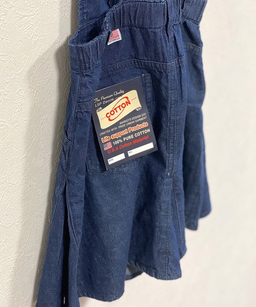 Life Support Products(ライフサポートプロダクツ)の「【コットンUSA】ジャンパースカート(80~160cm)(スカート・キッズ・ストライプ/ネイビー/キナリ・140/160/130/110/120/150/90/80/95/100)」の17枚目の写真