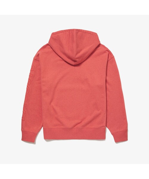 LACOSTE L!VE（ラコステライブ）の「LACOSTE L!VE スリーブネームステッチスウェットパーカ（パーカー・メンズ・レッド・S/M/L/XS）」の2枚目の写真