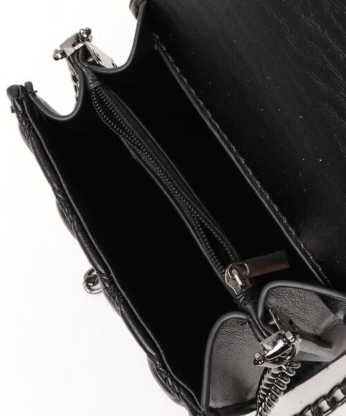 Figments（フィグメンツ）の「キルティングチェーンバッグ（ショルダーバッグ・レディース・ブラック・FREE）」の7枚目の写真