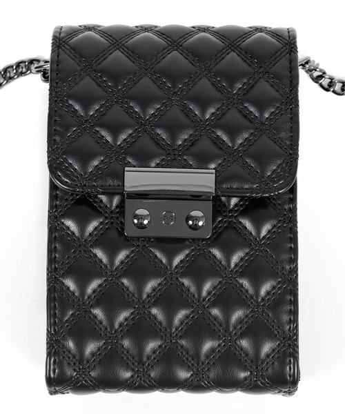 Figments（フィグメンツ）の「キルティングチェーンバッグ（ショルダーバッグ・レディース・ブラック・FREE）」の8枚目の写真