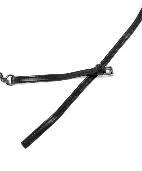 Figments（フィグメンツ）の「キルティングチェーンバッグ（ショルダーバッグ・レディース・ブラック・FREE）」の3枚目の写真