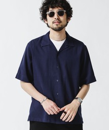 NANO universe | 《WEB限定》ユニフレッシャーリネン 開襟シャツ 半袖(シャツ/ブラウス)