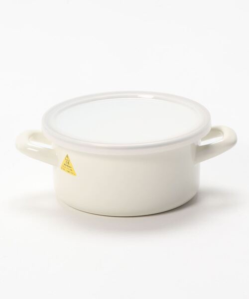 TIMELESS COMFORT（タイムレスコンフォート）の「”富士琺瑯”×Homeland　琺瑯両手鍋　15cm（鍋/フライパン・レディース・グレー/アイボリー・ONE SIZE）」の10枚目の写真