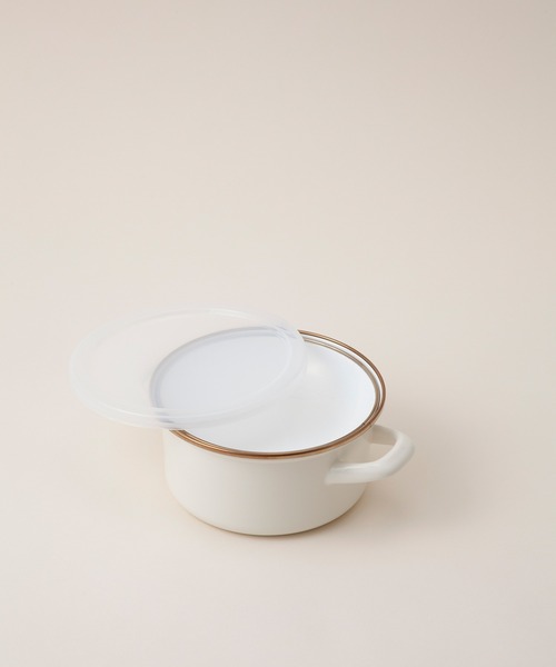 TIMELESS COMFORT（タイムレスコンフォート）の「”富士琺瑯”×Homeland　琺瑯両手鍋　15cm（鍋/フライパン・レディース・グレー/アイボリー・ONE SIZE）」の12枚目の写真