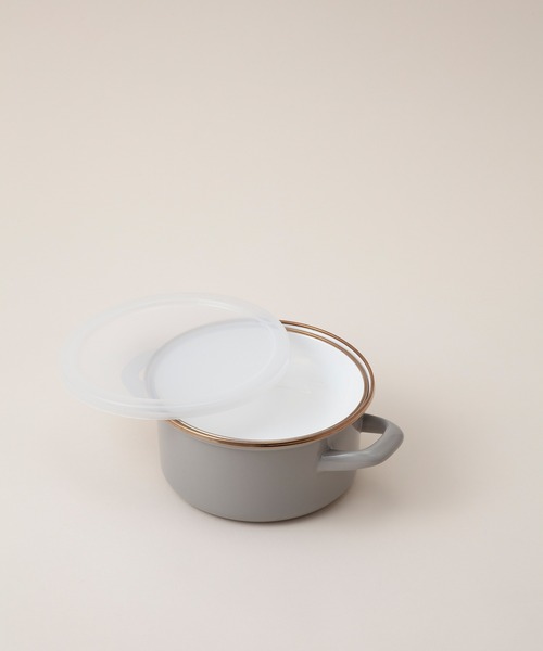 TIMELESS COMFORT（タイムレスコンフォート）の「”富士琺瑯”×Homeland　琺瑯両手鍋　15cm（鍋/フライパン・レディース・グレー/アイボリー・ONE SIZE）」の13枚目の写真