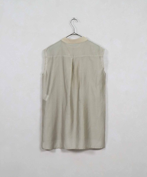 &g'aime（アンジェム）の「【&g'aime】ハイネックシアーシャツ（シャツ/ブラウス・レディース・ブラック/ベージュ/ライトグリーン・FREE）」の13枚目の写真