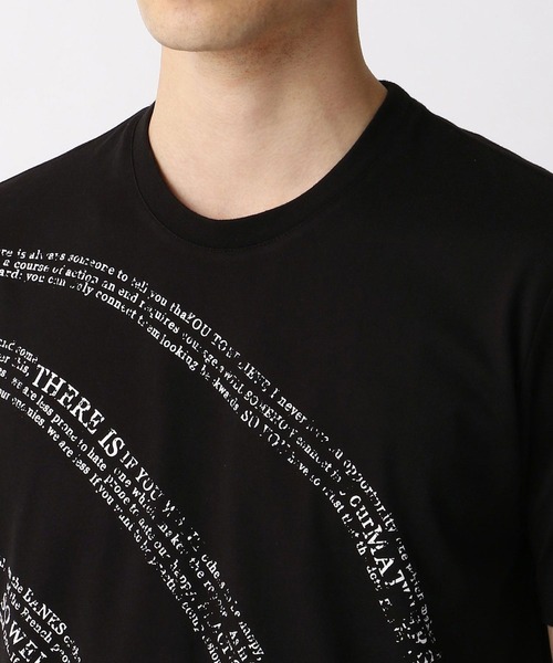 HIDEAWAYS NICOLE（ハイダウェイニコル）の「渦巻ロゴプリントTシャツ（Tシャツ/カットソー・メンズ・ピンク/ホワイト/ブラック・MEDIUM/LARGE/X-LARGE）」の11枚目の写真