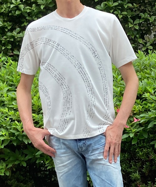 HIDEAWAYS NICOLE（ハイダウェイニコル）の「渦巻ロゴプリントTシャツ（Tシャツ/カットソー・メンズ・ピンク/ホワイト/ブラック・MEDIUM/LARGE/X-LARGE）」の17枚目の写真