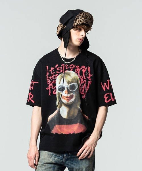 glamb(グラム)の「Legendary clown CS / レジェンダリークラウンカットソー(Tシャツ/カットソー・メンズ・ブラック/ホワイト・L/S/M)」の1枚目の写真