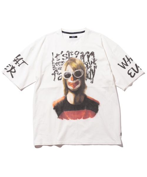 glamb(グラム)の「Legendary clown CS / レジェンダリークラウンカットソー(Tシャツ/カットソー・メンズ・ブラック/ホワイト・L/S/M)」の4枚目の写真