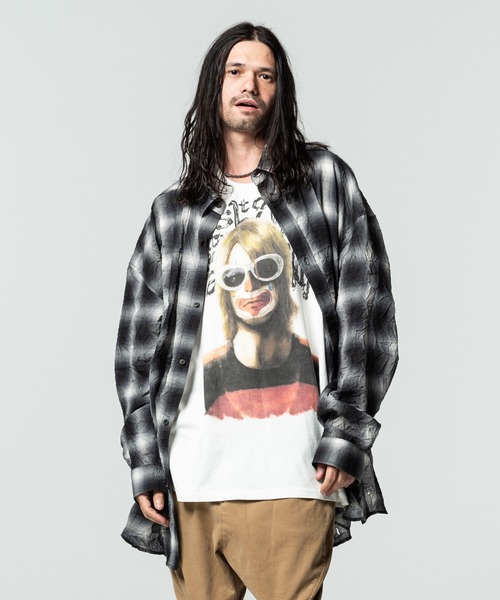 glamb(グラム)の「Legendary clown CS / レジェンダリークラウンカットソー(Tシャツ/カットソー・メンズ・ブラック/ホワイト・L/S/M)」の10枚目の写真