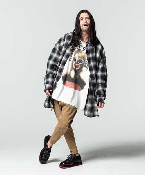 glamb(グラム)の「Legendary clown CS / レジェンダリークラウンカットソー(Tシャツ/カットソー・メンズ・ブラック/ホワイト・L/S/M)」の11枚目の写真