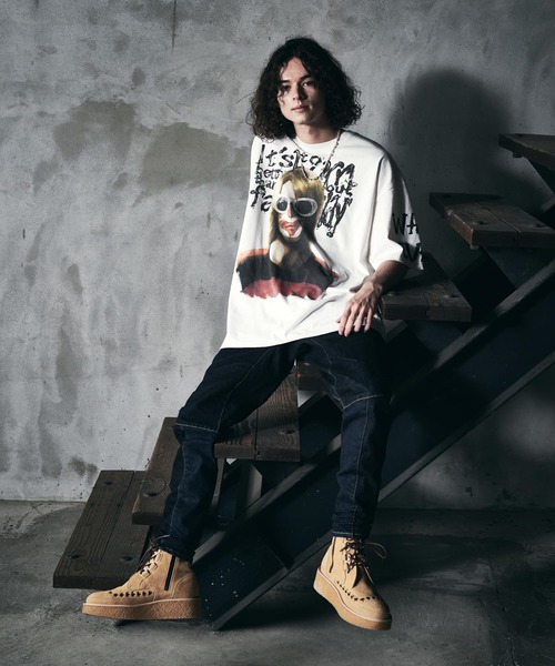 glamb(グラム)の「Legendary clown CS / レジェンダリークラウンカットソー(Tシャツ/カットソー・メンズ・ブラック/ホワイト・L/S/M)」の12枚目の写真