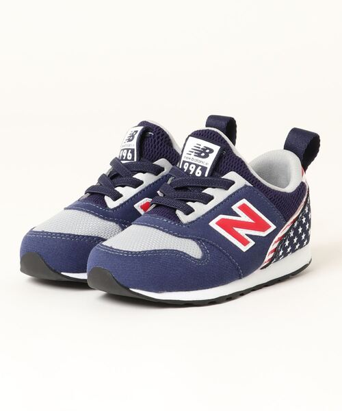 NEW BALANCE（ニューバランス）の「996 SLIP ON I（スニーカー・キッズ・レッド/ネイビー・14.0cm/15.0cm/16.5cm/15.5cm/14.5cm/16.0cm）」の2枚目の写真