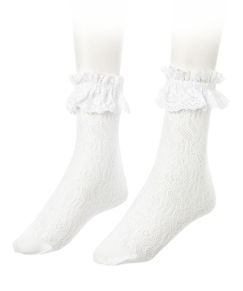 美品♡貴重♡MILK レディースソックス ショートソックス DearMyLove（ディアマイラブ）の「ハートorレースショート