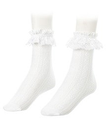 DearMyLove | ハートorレースショートソックス(ソックス/靴下)
