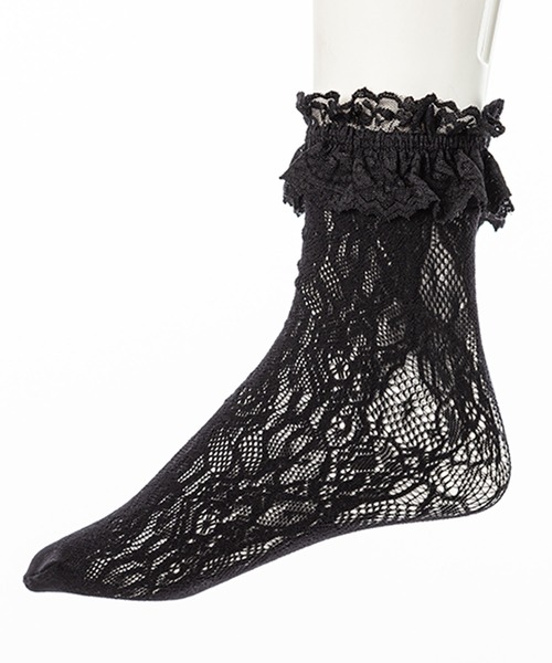 DearMyLove（ディアマイラブ）の「ハートorレースショートソックス（ソックス/靴下・レディース・ホワイト/ブラック/ホワイト系その他/ブラック系その他/ホワイト系その他2/ブラック系その他2・23-25cm/23cm～25cm）」の10枚目の写真