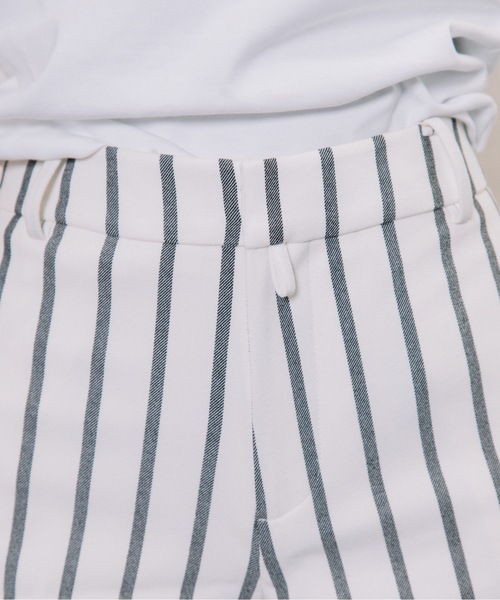 miniyu(ミニュウ)の「【NIMES】チョークストライプ・ショートパンツ(その他パンツ・レディース・ホワイト・1)」の10枚目の写真
