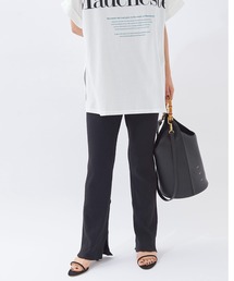 plage | 【CALUX/キャラクス】SLIT RIB パンツ2◆(その他パンツ)