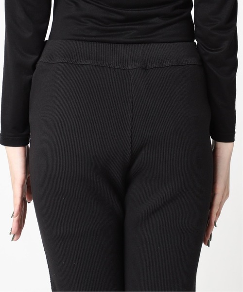plage（プラージュ）の「【CALUX/キャラクス】SLIT RIB パンツ2◆（その他パンツ・レディース・ナチュラル/ブラック系その他4・40/38/36）」の3枚目の写真