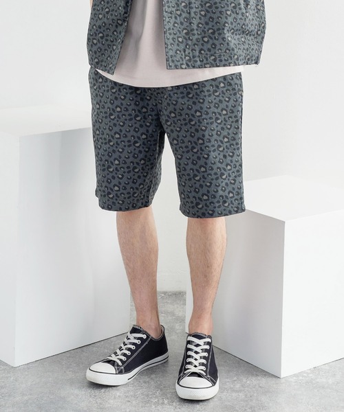 Rocky Monroe(ロッキーモンロー)の「ルームウェア・ワンマイル イージー シェフショーツ スケーターパンツ(その他パンツ・メンズ・ストライプ/インディゴブルー/ワンウォッシュ/ブラック系/ホワイト系/ブラック系1/グレー系/レオパード/チャコール/ブラック/オフホワイト/ベージュ/ネイビー/ライトブルーグレー/オリーブ・M/XL/L)」の9枚目の写真