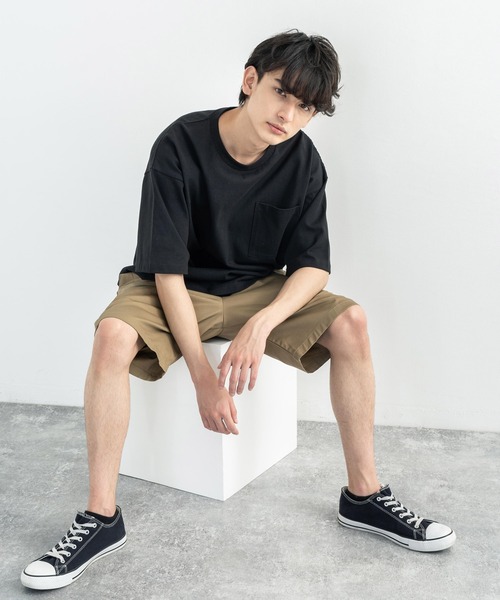 Rocky Monroe(ロッキーモンロー)の「ルームウェア・ワンマイル イージー シェフショーツ スケーターパンツ(その他パンツ・メンズ・ストライプ/インディゴブルー/ワンウォッシュ/ブラック系/ホワイト系/ブラック系1/グレー系/レオパード/チャコール/ブラック/オフホワイト/ベージュ/ネイビー/ライトブルーグレー/オリーブ・M/XL/L)」の18枚目の写真