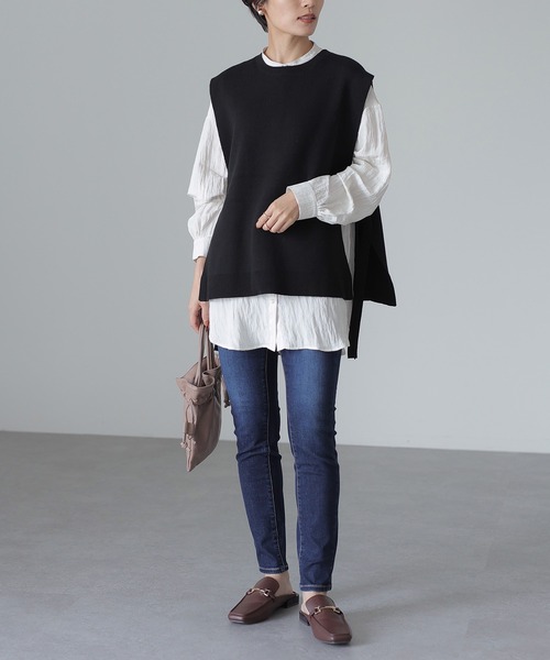 AMERICAN HOLIC（アメリカンホリック）の「スキニーフィットデニム（デニムパンツ・レディース・ブラック/インディゴブルー/ワンウォッシュ・LL/S/M/L/XS）」の21枚目の写真