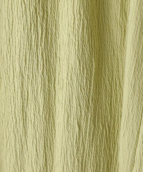 Cutie Blonde（キューティーブロンド）の「◆【2点セット】チュニックTシャツ＋ボトム（セットアップ・レディース・チャコールグレー/ライトベージュ/黄緑系・02/03）」の10枚目の写真