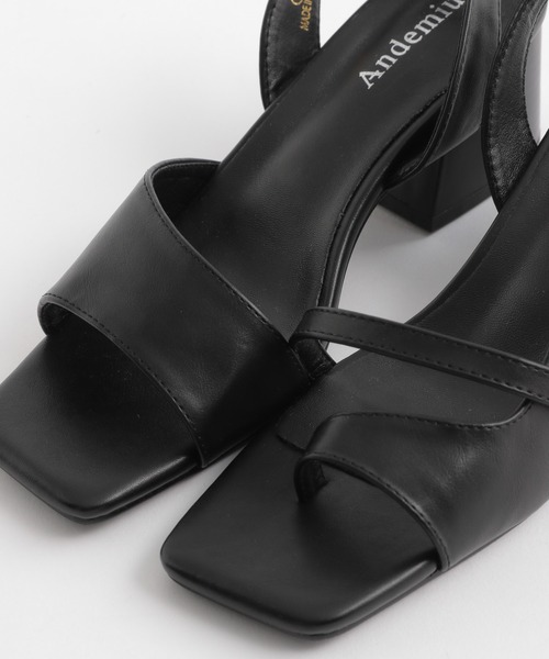 Andemiu(アンデミュウ)の「アシメデザインサンダル957610(サンダル・レディース・ブラック/ベージュ/その他・SMALL/MEDIUM/LARGE)」の18枚目の写真