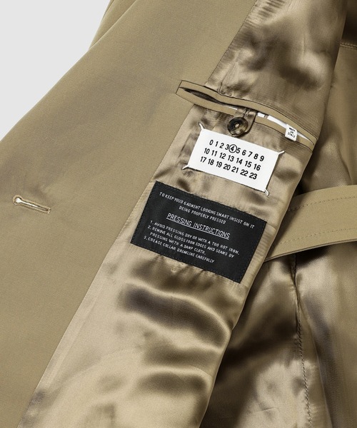 Maison Margiela（メゾンマルジェラ）の「TRENCH COAT（トレンチコート・レディース・ベージュ・36）」の3枚目の写真