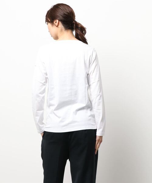 ORCIVAL(オーシバル)の「BOAT NECK P.O L/S(Tシャツ/カットソー・レディース・ブラック/その他/ホワイト/グレー系その他・0/2/1)」の5枚目の写真