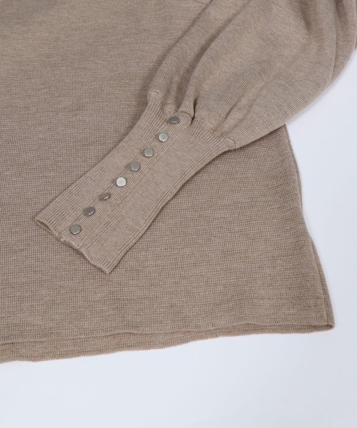 &g'aime(アンジェム)の「【&g'aime】ボリュームスリーブニット(ニット/セーター・レディース・ブラック/ベージュ/カーキ/キャメル・FREE)」の18枚目の写真