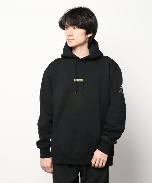 Back Channel（バックチャンネル）の「MINI BKCNL PULLOVER PARKA（パーカー・メンズ・ベージュ系その他/ミックスグレー/ブラック・MEDIUM/LARGE/X-LARGE/XX-LARGE/SMALL）」の8枚目の写真