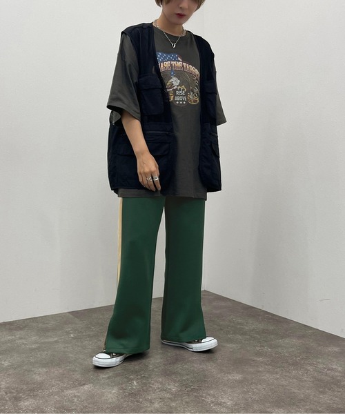 apres jour mignon（アプレジュールミニョン）の「フィッシングベスト【ZOZOTOWN限定アイテム】（ベスト・レディース・ブラック/オフホワイト/グリーン・フリー）」の9枚目の写真