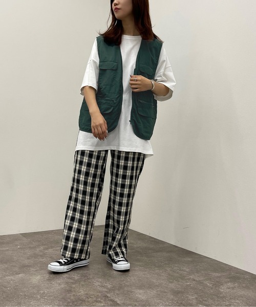 apres jour mignon（アプレジュールミニョン）の「フィッシングベスト【ZOZOTOWN限定アイテム】（ベスト・レディース・ブラック/オフホワイト/グリーン・フリー）」の13枚目の写真