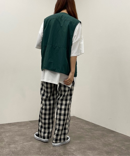 apres jour mignon（アプレジュールミニョン）の「フィッシングベスト【ZOZOTOWN限定アイテム】（ベスト・レディース・ブラック/オフホワイト/グリーン・フリー）」の10枚目の写真