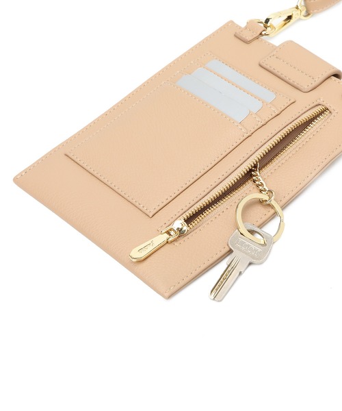 jouetie（ジュエティ）の「【jouetie/ジュエティ】スマホ入付 ウォレットショルダーバッグ ２WAYストラップ（ショルダーバッグ・レディース・ブラック/ダークグリーン/ダークブラウン/ベージュ/アイボリー/キャメル/ワイン・FREE）」の9枚目の写真