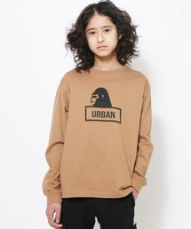 jeans-b | Jeans-b/ジーンズベー GORILLA ビッグロングTシャツ(袖口リブ）(Tシャツ/カットソー)