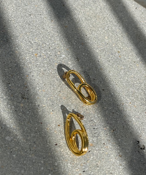 in mood(インムード)の「in mood/インムード GURUNGピアス(ピアス(両耳用)・レディース・シルバー/ゴールド・FREE)」の2枚目の写真