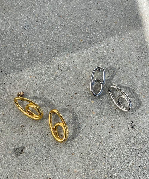 in mood(インムード)の「in mood/インムード GURUNGピアス(ピアス(両耳用)・レディース・シルバー/ゴールド・FREE)」の4枚目の写真