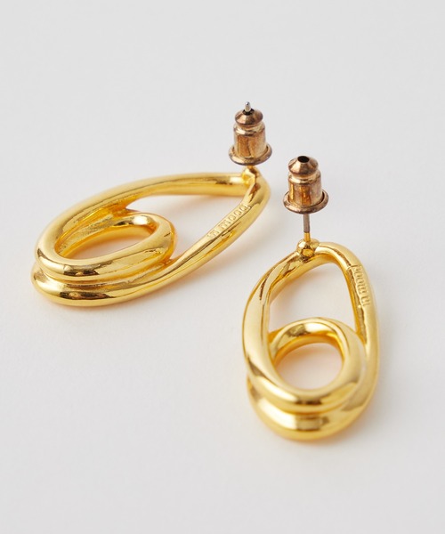 in mood(インムード)の「in mood/インムード GURUNGピアス(ピアス(両耳用)・レディース・シルバー/ゴールド・FREE)」の3枚目の写真